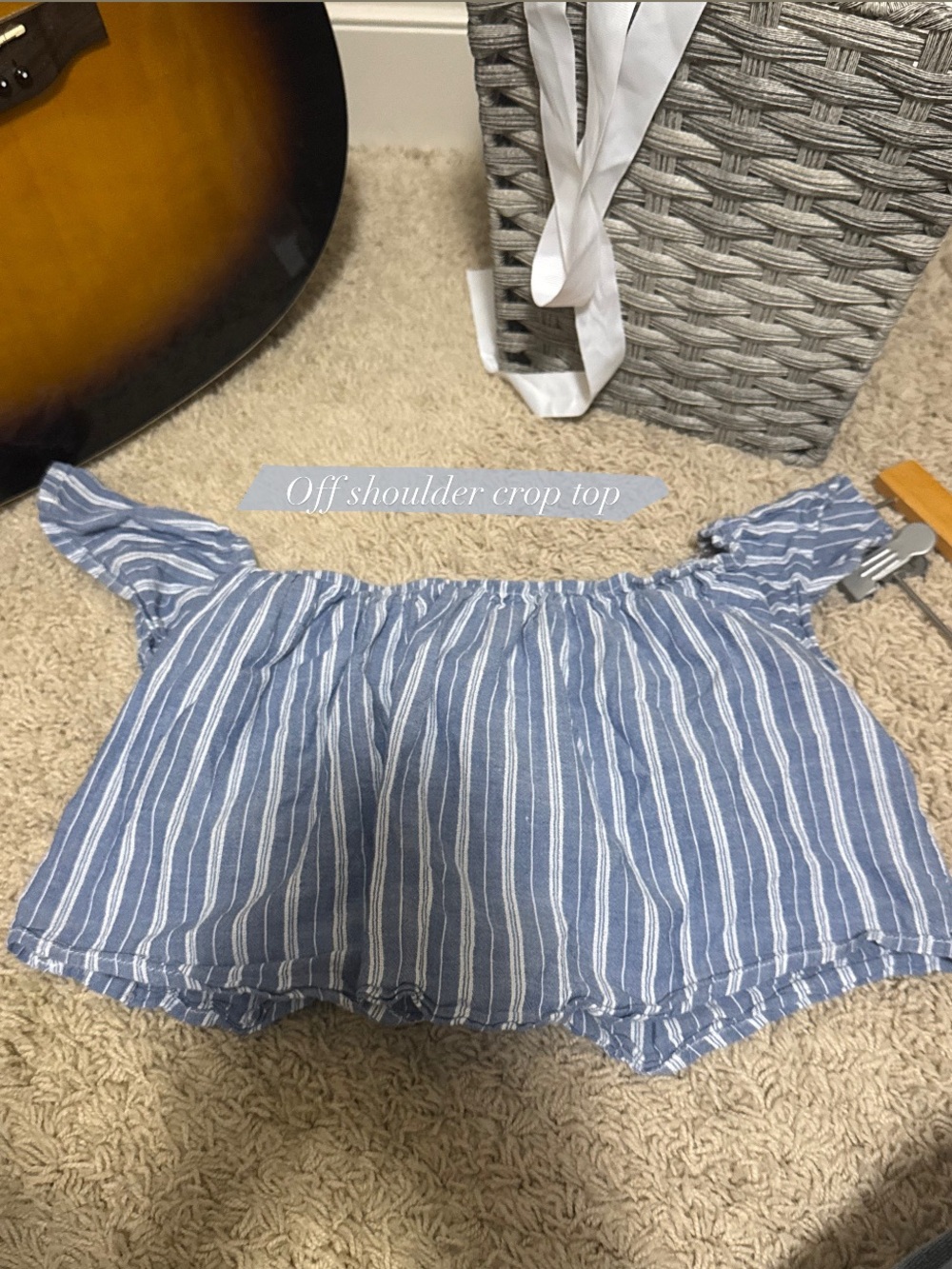 Off-Shoulder Crop Top